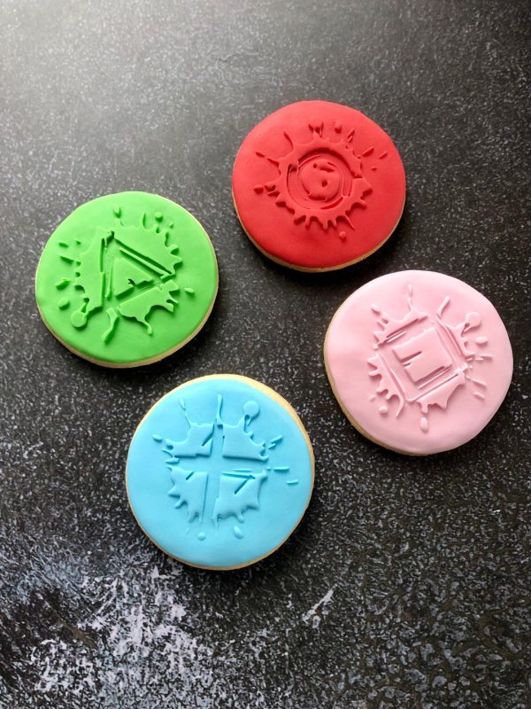 Gaming Fondant Embosser, Playstation Theme Letter Set