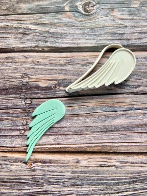 Swan Wing Cookie Cutter and Fondant Stamp, Swan, Feather, Swan Princess