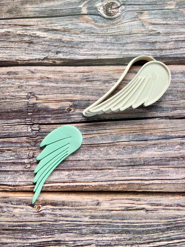 swan wing 2 Swan Wing Cookie Cutter and Fondant Stamp, Swan, Feather, Swan Princess