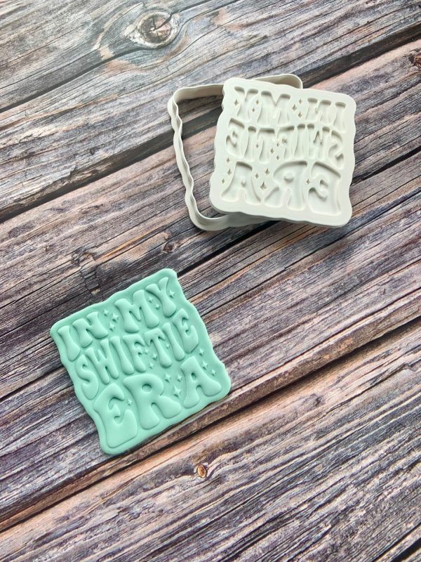 swiftie era 2 In My Swiftie Era Cookie Cutter and Fondant Stamp Embosser, Taylor Swift, Swifties, Eras