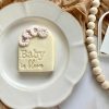 Baby In Bloom Cookie Cutter and Fondant Stamp, Baby Shower, New Baby, Flower Theme
