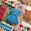 German Dress Cookie Cutter and Fondant Stamp Embosser, Oktoberfest, Clothes, German Theme