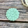 Flower Cookie Cutter and Fondant Stamp Embosser, Happy Flower, Smiling Flower, Flower Face, Teacher, Get Well