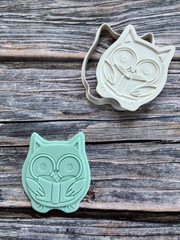IMG_0796 Wise Owl Cookie Cookie Cutter and Multi Pop Embosser, Thank You Teacher, Bird