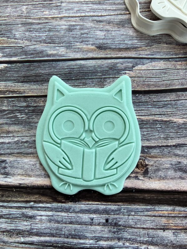 IMG_0797 Wise Owl Cookie Cookie Cutter and Multi Pop Embosser, Thank You Teacher, Bird