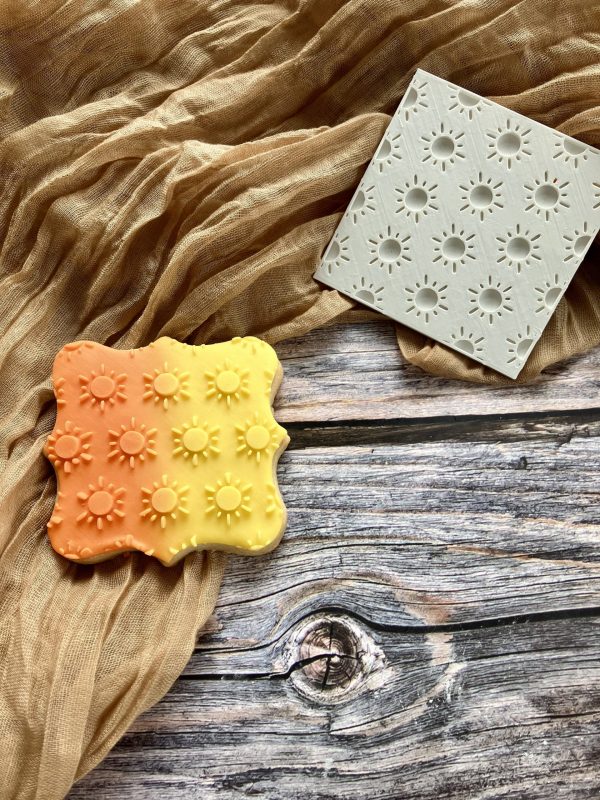 Sunshine Pattern Fondant Stamp Embosser, Sun, Here Comes The Son, Summer