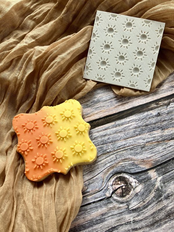 Sunshine Pattern Fondant Stamp Embosser, Sun, Here Comes The Son, Summer
