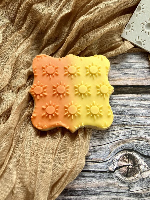 Sunshine Pattern Fondant Stamp Embosser, Sun, Here Comes The Son, Summer