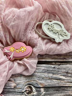 Hat Cookie Cutter and Fondant Stamp Embosser, Hippie Vibes, Summer, Vacation, Easter Bonnet