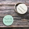 Back to School Cookie Cutter and Fondant Stamp, First Day, New Term, High School