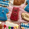 Lederhosen Cookie Cutter and Fondant Stamp Embosser, Oktoberfest, Clothes, German Theme