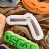 Nunchuck 3 Nunchuck Cookie Cutter and Fondant Stamp, TMNT, Ninja Turtles Theme