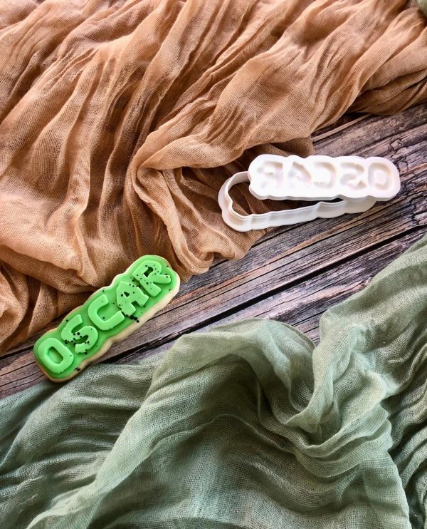 Oscar 2 Personalised Ninja Turtle Theme Cookie Cutter and Fondant Stamp Embosser, TNMT, The Turtles