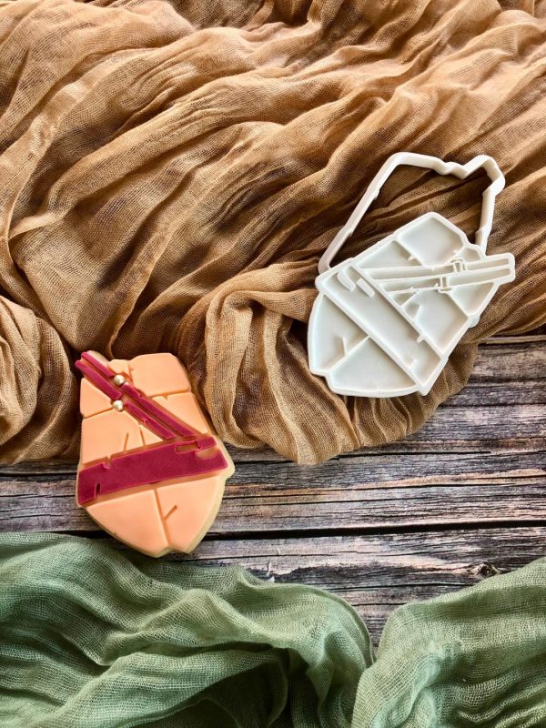 Turtle Torso Cookie Cutter and Fondant Stamp, TNMT, Turtles Theme