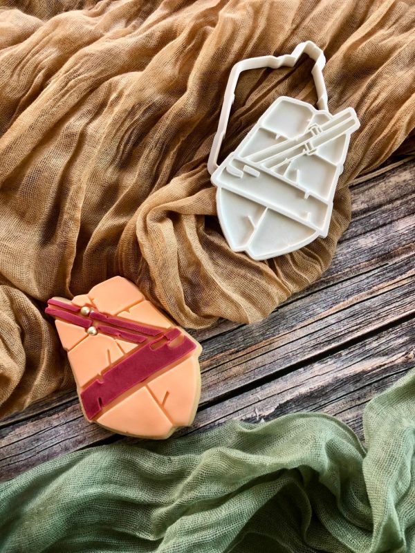 Turtle Torso Cookie Cutter and Fondant Stamp, TNMT, Turtles Theme