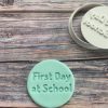 First Day at School Cookie Cutter and Fondant Stamp, Back to School, New Starter