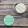 First Day at School Cookie Cutter and Fondant Stamp, Back to School, New Starter