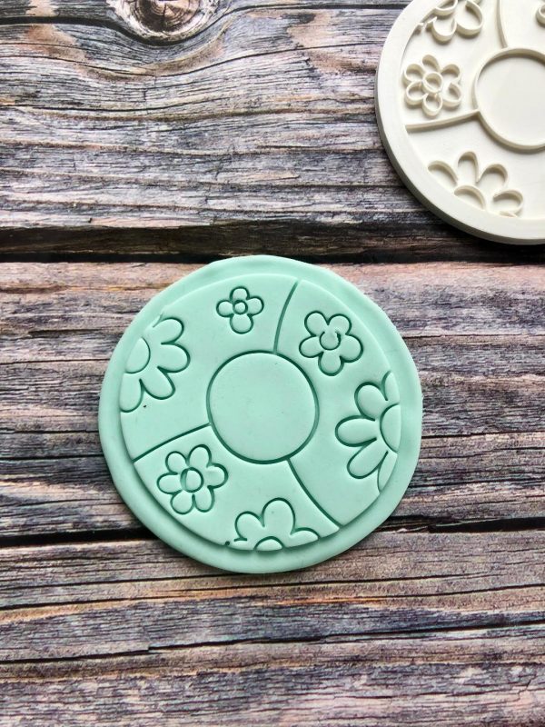 Rubber Ring Cookie Cutter and Fondant Stamp Embosser, Holiday, Swimming, Vacay Vibes