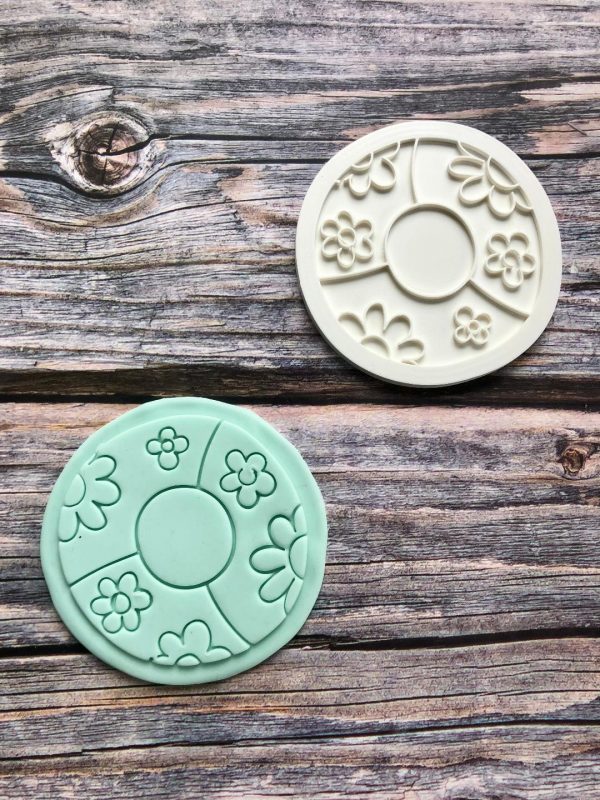 Rubber Ring Cookie Cutter and Fondant Stamp Embosser, Holiday, Swimming, Vacay Vibes
