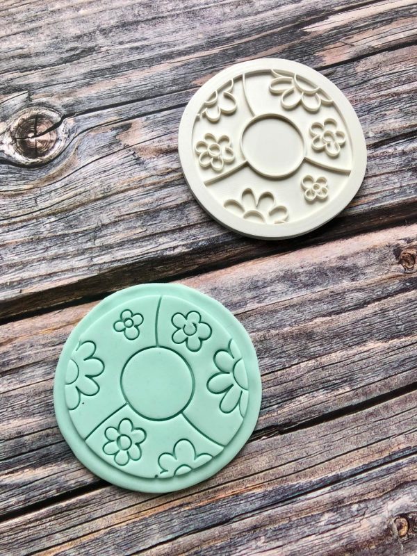 Rubber Ring Cookie Cutter and Fondant Stamp Embosser, Holiday, Swimming, Vacay Vibes