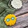 Hippy Sunshine Cookie Cutter and Fondant Stamp Embosser, Happy Sunshine, Sun, Hippie, Vacay Vibes