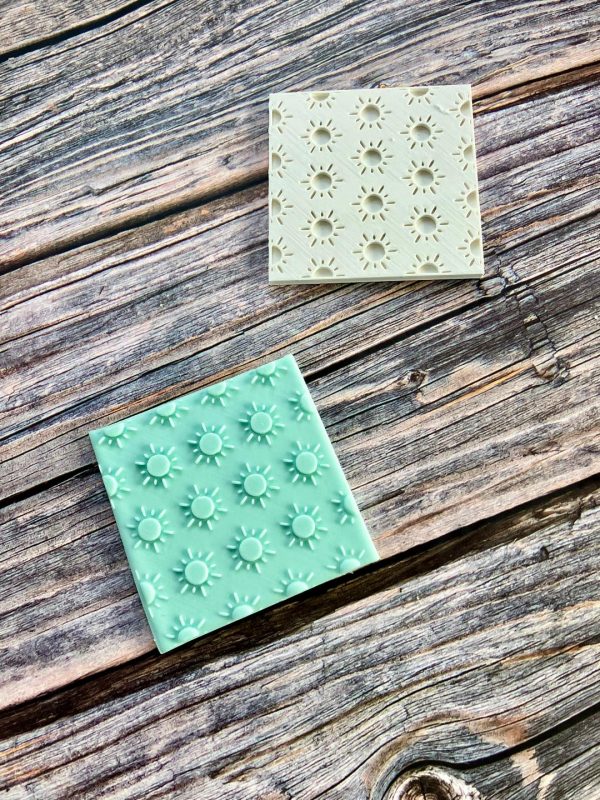 Sunshine Pattern Fondant Stamp Embosser, Sun, Here Comes The Son, Summer