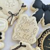 7A733249-D5BC-4FBB-AD47-03CABD05578E Bride, Bows and Bubbles Cookie Cutter and Fondant Stamp, Wedding, Engagement, Hen Party