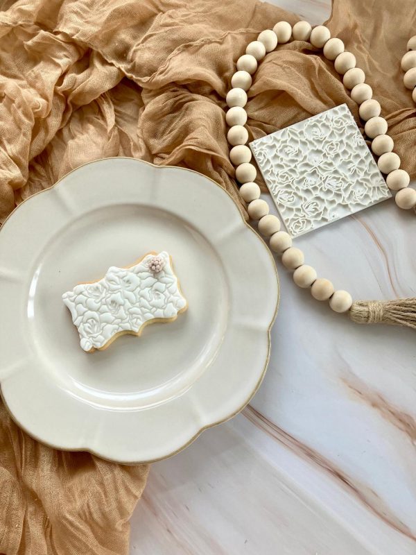 Flower Pattern Fondant Stamp Embosser, Pretty Pattern, Baby In Bloom, Floral