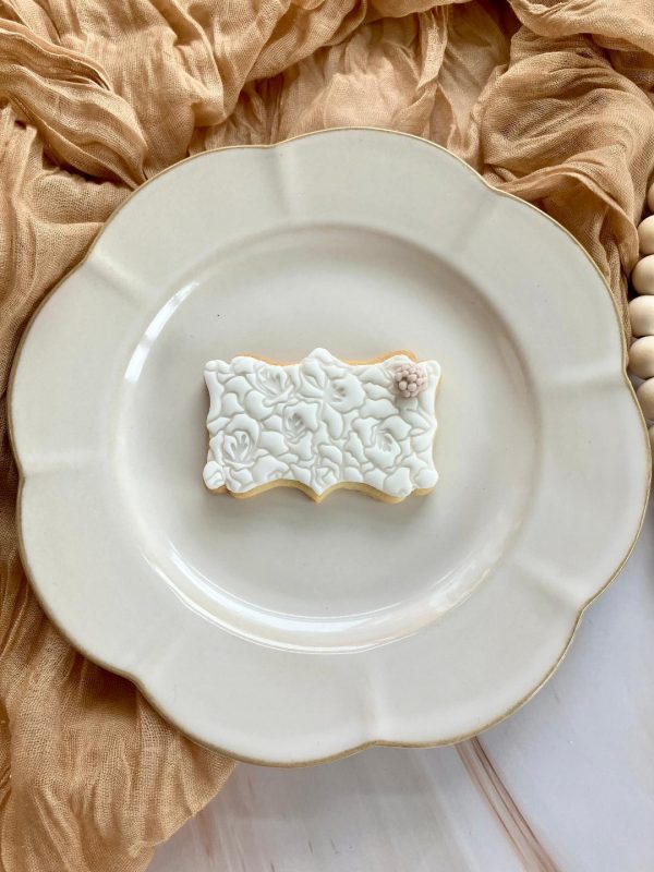 Flower Pattern Fondant Stamp Embosser, Pretty Pattern, Baby In Bloom, Floral