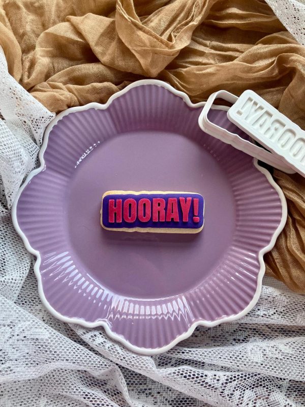 Hooray Cookie Cutter and Fondant Embosser Hooray Cookie Cutter and Fondant Embosser