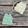IMG_1750 Bride, Bows and Bubbles Cookie Cutter and Fondant Stamp, Wedding, Engagement, Hen Party