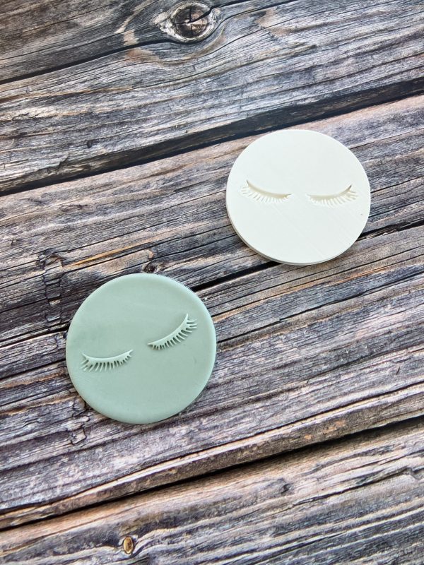 Eyelashes Fondant Stamp Embosser, Eye Lash, Beauty, Make Up, Salon