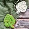 Leaf 1 Leaf Cookie Cutter and Fondant Stamp Embosser, Woodland Theme, Jungle Theme