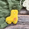Roller Boot Cookie Cutter and Fondant Stamp Embosser, Hippie Rollerboot