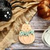 Baby Pumpkin Cookie Cutter and Fondant Stamp, Halloween, Baby Shower