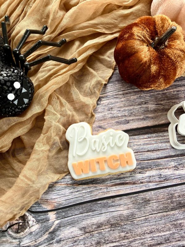 Basic Witch Cookie Cutter and Fondant Stamp Embosser