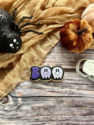 Boo Cookie Cutter and Fondant Stamp Embosser
