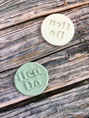 Hen Do Fondant Stamp Embosser