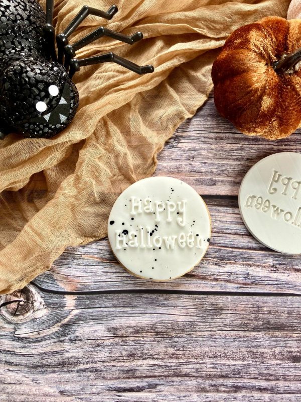 Happy Halloween Fondant Stamp Embosser