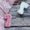 Sports Numbers Cookie Cutter and Embosser Set, Varsity Numbers, Age, Birthday, Taylor Swift