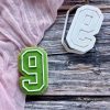 Sports Numbers Cookie Cutter and Embosser Set, Varsity Numbers, Age, Birthday, Taylor Swift