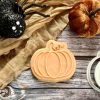 Pumpkin 2 Pumpkin Cookie Cutter & Fondant Stamp – Autumn & Halloween Embosser (Multiple Sizes Available)