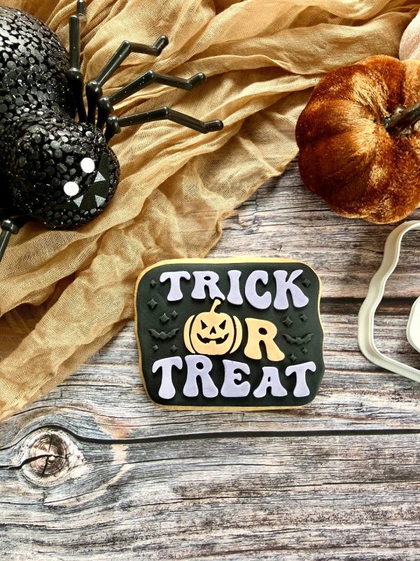 Trick or Treat Cookie Cutter and Embosser