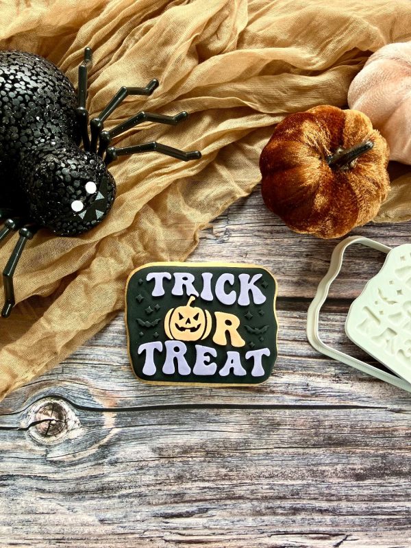 Trick or Treat Cookie Cutter and Embosser