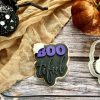 boo tiful 3 Bootiful Cookie Cutter & Fondant Stamp – Funny Halloween Baking Embosser (8cm)