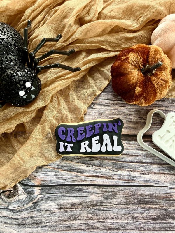 Creepin It Real Cookie Cutter and Fondant Stamp Embosser Creepin It Real Cookie Cutter and Fondant Stamp Embosser