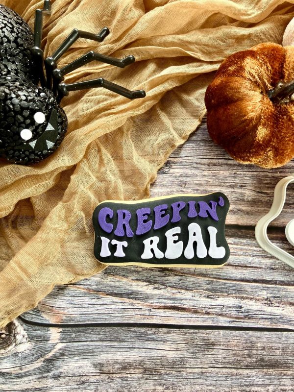 Creepin It Real Cookie Cutter and Fondant Stamp Embosser Creepin It Real Cookie Cutter and Fondant Stamp Embosser