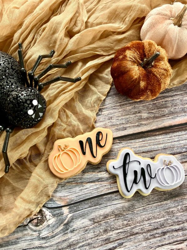 One Cookie Cutter and Fondant Stamp Embosser