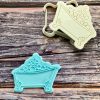 Bubble Bath Cookie Cutter and Fondant Stamp Embosser