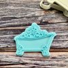 Bubble Bath Cookie Cutter and Fondant Stamp Embosser